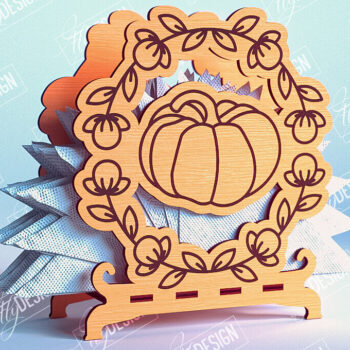 Intra απο ξύλο plywood 3mm-4mm πάχος – Θήκη χαρτοπετσέτας για την ημέρα των ευχαριστιών | Αρχείο CNC Δίασταση 20x20 cm INTRAFABR-103787890 - Image 1