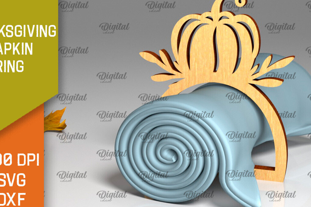 Intra απο ξύλο plywood 3mm-4mm πάχος – Δαχτυλίδι χαρτοπετσέτας των Ευχαριστιών LaserCut  Δίασταση  20x20 cm INTRAFABR-103786188