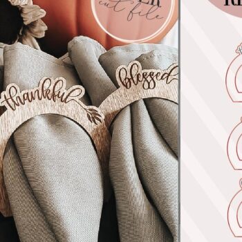 Intra απο ξύλο plywood 3mm-4mm πάχος – Δαχτυλίδι χαρτοπετσέτας των ευχαριστιών Δίασταση  20x20 cm INTRAFABR-72640119 - Image 1