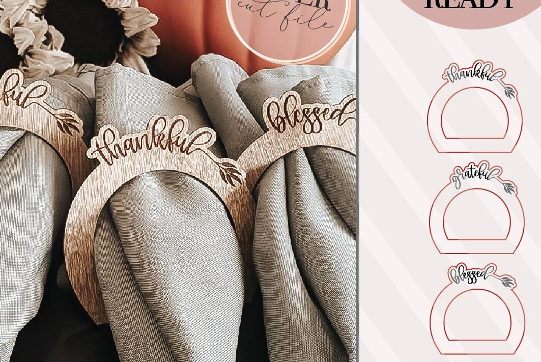 Intra απο ξύλο plywood 3mm-4mm πάχος – Δαχτυλίδι χαρτοπετσέτας των ευχαριστιών Δίασταση  20x20 cm INTRAFABR-72640119