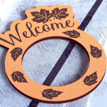 Intra απο ξύλο plywood 3mm-4mm πάχος – Πακέτο με δαχτυλίδια χαρτοπετσέτας για την Ημέρα των Ευχαριστιών | CNC Δίασταση 20x20 cm INTRAFABR-103792155 - Image 4