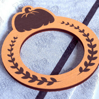Intra απο ξύλο plywood 3mm-4mm πάχος – Πακέτο με δαχτυλίδια χαρτοπετσέτας για την Ημέρα των Ευχαριστιών | CNC Δίασταση 20x20 cm INTRAFABR-103792155 - Image 9