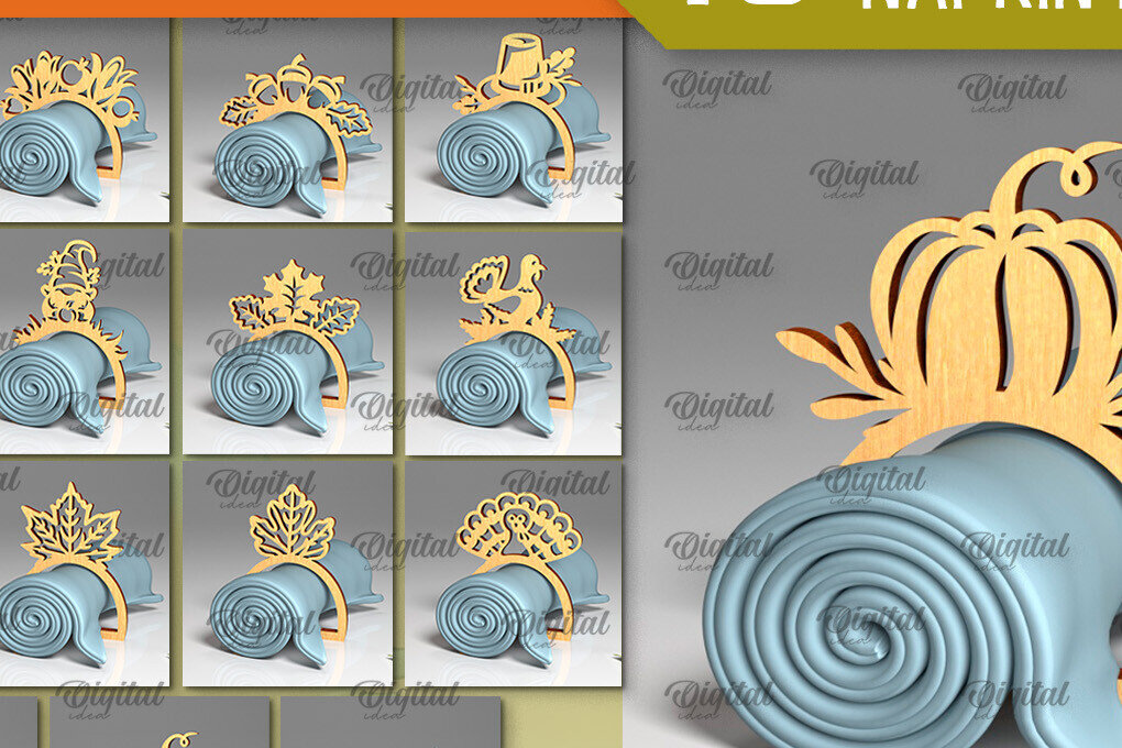 Intra απο ξύλο plywood 3mm-4mm πάχος – Πακέτο Laser Δαχτυλιδιών Χαρτοπετσέτας Ευχαριστιών Δίασταση  20x20 cm INTRAFABR-103851931