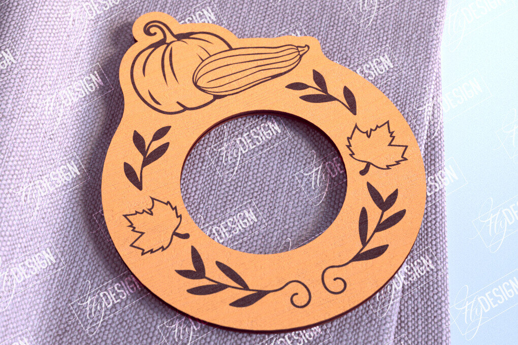 Intra απο ξύλο plywood 3mm-4mm πάχος – Δαχτυλίδια Χαρτοπετσέτας Ευχαριστιών V.1 | Αρχείο CNC Δίασταση  20x20 cm INTRAFABR-103789530