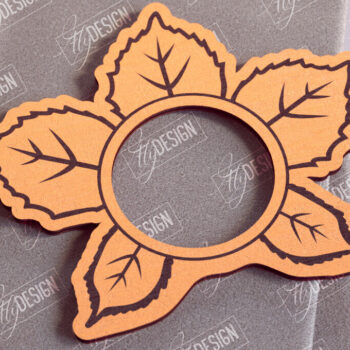 Intra απο ξύλο plywood 3mm-4mm πάχος – Δαχτυλίδια Χαρτοπετσέτας Ευχαριστιών V.2 | Αρχείο CNC Δίασταση 20x20 cm INTRAFABR-103789747 - Image 1