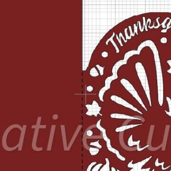 Intra απο ξύλο plywood 3mm-4mm πάχος – Κάρτα τσέπης ημέρας των ευχαριστιών Δίασταση  20x20 cm INTRAFABR-41173558 - Image 5