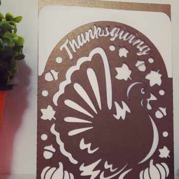 Intra απο ξύλο plywood 3mm-4mm πάχος – Κάρτα τσέπης ημέρας των ευχαριστιών Δίασταση  20x20 cm INTRAFABR-41173558 - Image 6