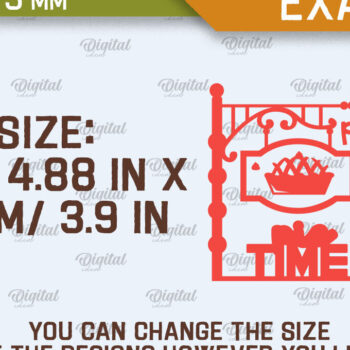 Intra απο ξύλο plywood 3mm-4mm πάχος – Πακέτο Laser Standing Decor για την Ημέρα των Ευχαριστιών Δίασταση  20x20 cm INTRAFABR-105940490 - Image 2