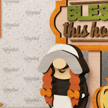 Intra απο ξύλο plywood 3mm-4mm πάχος – Πακέτο Laser Standing Decor για την Ημέρα των Ευχαριστιών Δίασταση  20x20 cm INTRAFABR-105940490 - Image 10