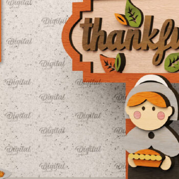 Intra απο ξύλο plywood 3mm-4mm πάχος – Πακέτο Laser Standing Decor για την Ημέρα των Ευχαριστιών Δίασταση  20x20 cm INTRAFABR-105940490 - Image 12