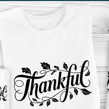 Intra απο ξύλο plywood 3mm-4mm πάχος – Ημέρα των Ευχαριστιών Thankful Δίασταση 20x20 cm INTRAFABR-109567820 - Image 2