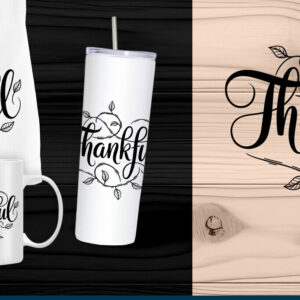 Intra απο ξύλο plywood 3mm-4mm πάχος – Ημέρα των Ευχαριστιών Thankful Δίασταση  20x20 cm INTRAFABR-109567944