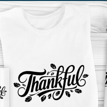 Intra απο ξύλο plywood 3mm-4mm πάχος – Ημέρα των Ευχαριστιών Thankful Δίασταση 20x20 cm INTRAFABR-109567588 - Image 2