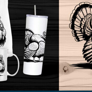 Intra απο ξύλο plywood 3mm-4mm πάχος – Κοπή λέιζερ Τουρκίας για την Ημέρα των Ευχαριστιών Δίασταση 20x20 cm INTRAFABR-107925245 - Image 1