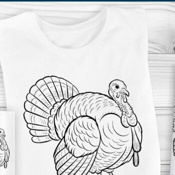 Intra απο ξύλο plywood 3mm-4mm πάχος – Κοπή λέιζερ Τουρκίας για την Ημέρα των Ευχαριστιών Δίασταση 20x20 cm INTRAFABR-107925400 - Image 2