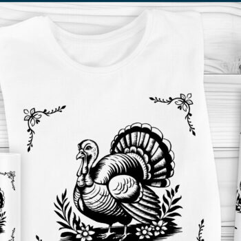 Intra απο ξύλο plywood 3mm-4mm πάχος – Κοπή λέιζερ Τουρκίας για την Ημέρα των Ευχαριστιών Δίασταση 20x20 cm INTRAFABR-107925541 - Image 2