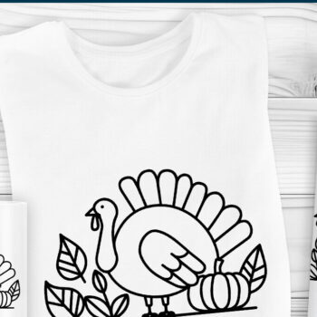 Intra απο ξύλο plywood 3mm-4mm πάχος – Κοπή λέιζερ Τουρκίας για την Ημέρα των Ευχαριστιών Δίασταση  20x20 cm INTRAFABR-107925713 - Image 2