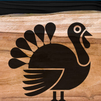 Intra απο ξύλο plywood 3mm-4mm πάχος – Κοπή λέιζερ Τουρκίας για την Ημέρα των Ευχαριστιών Δίασταση  20x20 cm INTRAFABR-107926014 - Image 3