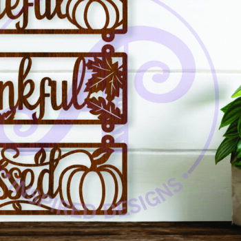 Intra απο ξύλο plywood 3mm-4mm πάχος – Σημάδι τοίχου ημέρας των ευχαριστιών Ευγνώμων Δίασταση  40x30 cm INTRAFABR-103266470 - Image 1