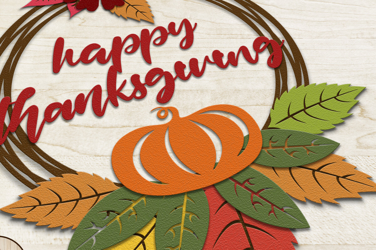 Intra απο ξύλο plywood 3mm-4mm πάχος – Στεφάνι των Ευχαριστιών Δίασταση  20x20 cm INTRAFABR-16493296