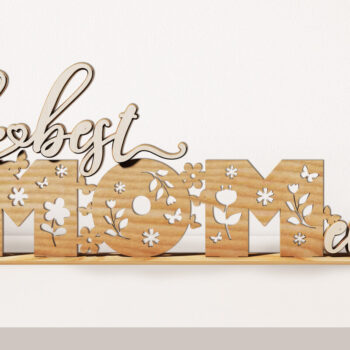 Intra απο ξύλο plywood 3mm-4mm πάχος – Το καλύτερο πρότυπο για τη μαμά ποτέ Δίασταση  20x20 cm INTRAFABR-65212804 - Image 1