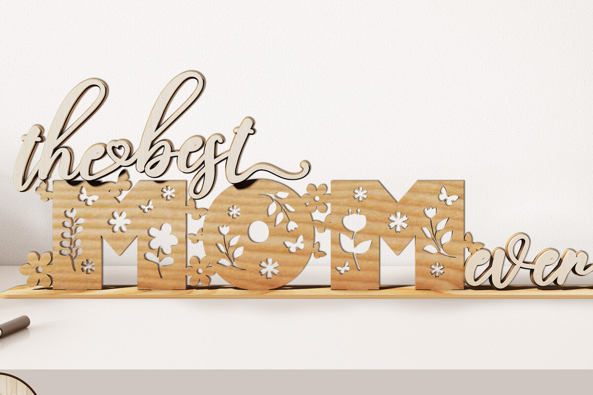 Intra απο ξύλο plywood 3mm-4mm πάχος – Το καλύτερο πρότυπο για τη μαμά ποτέ Δίασταση  20x20 cm INTRAFABR-65212804