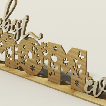 Intra απο ξύλο plywood 3mm-4mm πάχος – Το καλύτερο πρότυπο για τη μαμά ποτέ Δίασταση  20x20 cm INTRAFABR-65212804 - Image 2