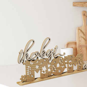 Intra απο ξύλο plywood 3mm-4mm πάχος – Το καλύτερο πρότυπο για τη μαμά ποτέ Δίασταση  20x20 cm INTRAFABR-65212804 - Image 3