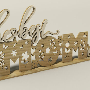 Intra απο ξύλο plywood 3mm-4mm πάχος – Το καλύτερο πρότυπο για τη μαμά ποτέ Δίασταση  20x20 cm INTRAFABR-65212804 - Image 4