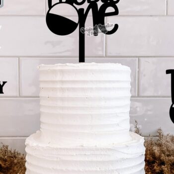 Intra απο ξύλο plywood 3mm-4mm πάχος – The Big One Cake Topper First Fish Δίασταση 20x20 cm INTRAFABR-60868660 - Image 3