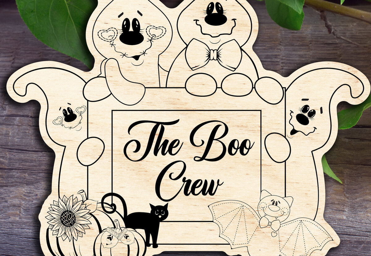 Intra απο ξύλο plywood 3mm-4mm πάχος – Το Boo Crew V2 Δίασταση  20x20 cm INTRAFABR-30295528