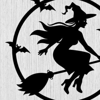 Intra απο ξύλο plywood 3mm-4mm πάχος – The Broomstick Metal Wall Art Laser File Δίασταση  40x30 cm INTRAFABR-102701645 - Image 1