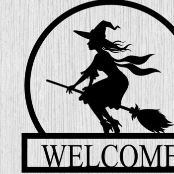 Intra απο ξύλο plywood 3mm-4mm πάχος – The Broomstick Metal Wall Art Laser File Δίασταση  40x30 cm INTRAFABR-102701760 - Image 1