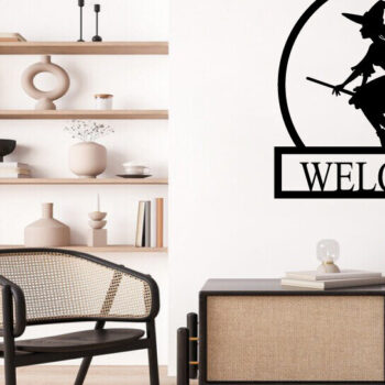 Intra απο ξύλο plywood 3mm-4mm πάχος – The Broomstick Metal Wall Art Laser File Δίασταση  40x30 cm INTRAFABR-102701760 - Image 2