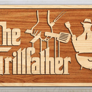 Intra απο ξύλο plywood 3mm-4mm πάχος – The Grillfather Signage File Δίασταση  40x30 cm INTRAFABR-114051729