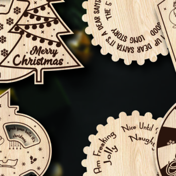 Intra απο ξύλο plywood 3mm-4mm πάχος – The Huge Christmas Cut Bundle Δίασταση 20x20 cm INTRAFABR-108667831 - Image 4