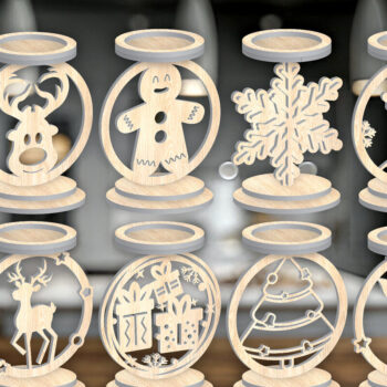 Intra απο ξύλο plywood 3mm-4mm πάχος – The Huge Christmas Cut Bundle Δίασταση 20x20 cm INTRAFABR-108667831 - Image 8