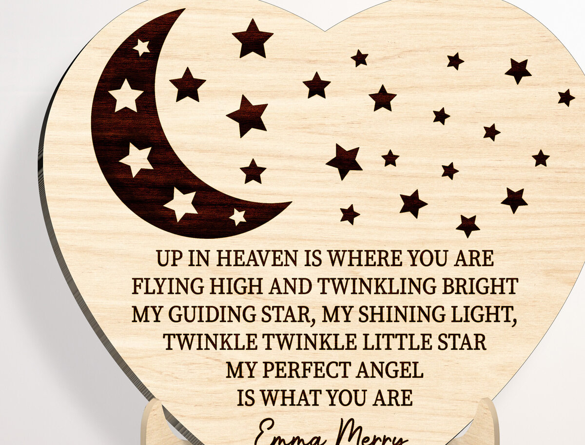 Intra απο ξύλο plywood 3mm-4mm πάχος – Η στιγμή που με άφησες Δίασταση  20x20 cm INTRAFABR-100247540