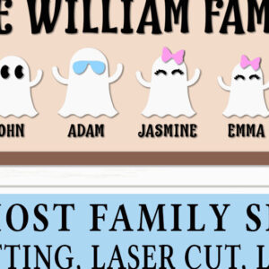 Intra απο ξύλο plywood 3mm-4mm πάχος – The William Family Family Ghost Sign Δίασταση  40x30 cm INTRAFABR-106476006