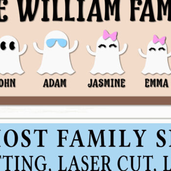 Intra απο ξύλο plywood 3mm-4mm πάχος – The William Family Family Ghost Sign Δίασταση  40x30 cm INTRAFABR-106476006 - Image 1