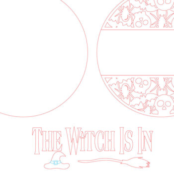 Intra απο ξύλο plywood 3mm-4mm πάχος – Η Μάγισσα είναι στο Sign Δίασταση  40x30 cm INTRAFABR-102199604 - Image 4