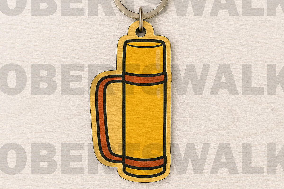 Intra απο ξύλο plywood 3mm-4mm πάχος – Αρχείο Keychain Thermos Δίασταση  5x5 cm INTRAFABR-123329517