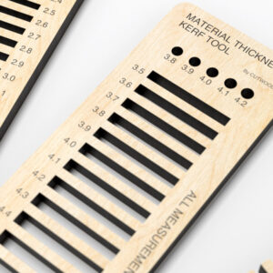 Intra απο ξύλο plywood 3mm-4mm πάχος – Thickness Kerf Tool - Αρχείο κοπής με λέιζερ Δίασταση  20x20 cm INTRAFABR-24999967