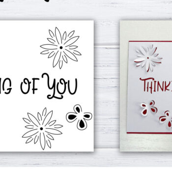 Intra απο ξύλο plywood 3mm-4mm πάχος – Σκέφτομαι You Pop Up Card Δίασταση  20x20 cm INTRAFABR-25964450 - Image 1