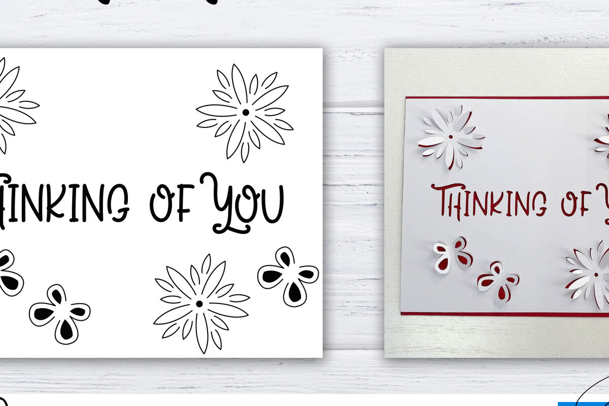 Intra απο ξύλο plywood 3mm-4mm πάχος – Σκέφτομαι You Pop Up Card Δίασταση  20x20 cm INTRAFABR-25964450