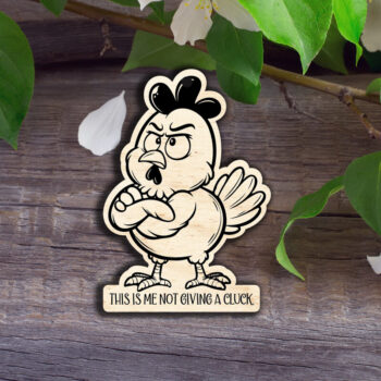 Intra απο ξύλο plywood 3mm-4mm πάχος – Αυτό είναι εγώ που δεν δίνω μπρελόκ Δίασταση  5x5 cm INTRAFABR-111258345 - Image 1