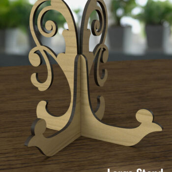 Intra απο ξύλο plywood 3mm-4mm πάχος – Τρία μεγέθη Flourish Easel Art Stand Δίασταση  20x20 cm INTRAFABR-117394457 - Image 3