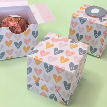 Intra απο ξύλο plywood 3mm-4mm πάχος – Tic - Tac Valentine Box Δίασταση  20x20 cm INTRAFABR-24979067 - Image 3