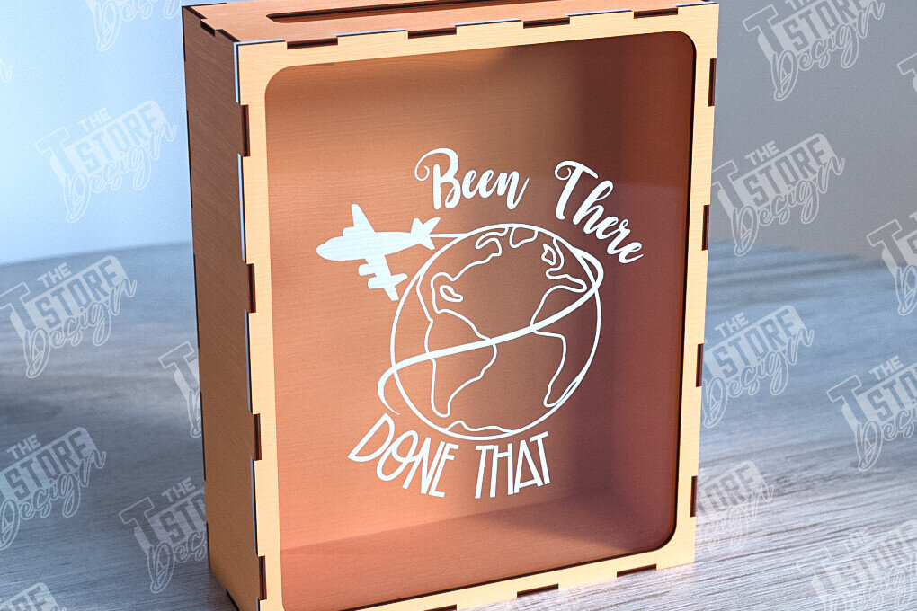 Intra απο ξύλο plywood 3mm-4mm πάχος – Ticket Stub Memory Box | Αγαπημένη στιγμή Δίασταση  20x20 cm INTRAFABR-102241964