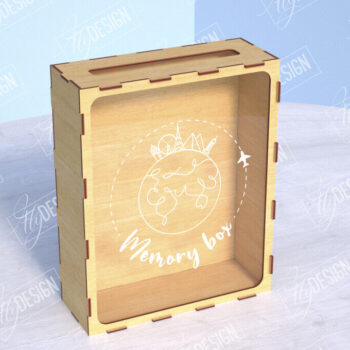 Intra απο ξύλο plywood 3mm-4mm πάχος – Ticket Stub Memory Box Πακέτο κοπής λέιζερ Δίασταση  20x20 cm INTRAFABR-104004228 - Image 7